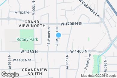 Map image of the property - 1566 N 1350 W St