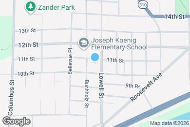 Map image of the property - 2509 11th St