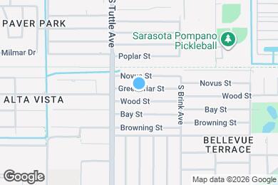 Map image of the property - 2880 Greenbriar St