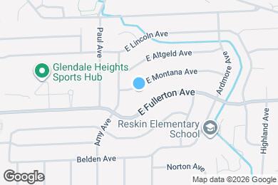 Map image of the property - 381 E Montana Ave