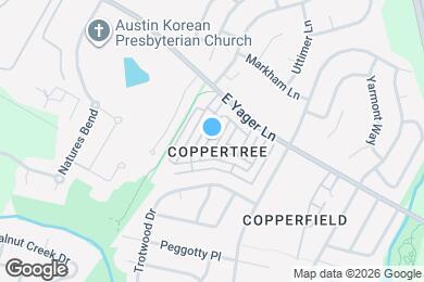 Map image of the property - 1015 E Yager Ln