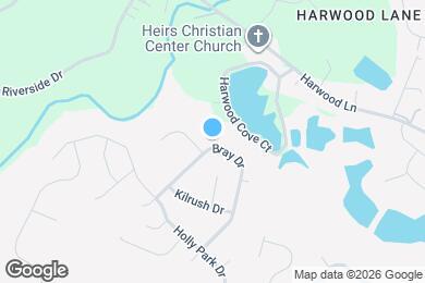 Map image of the property - 1628 Bray Dr