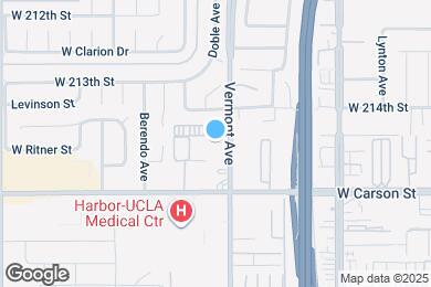 Map image of the property - Torrance Courtyard Apartments