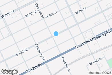 Map image of the property - 955 W 10th St