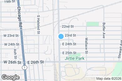 Map image of the property - 2315 E End Ave