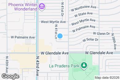 Map image of the property - 4128 W Solar Dr