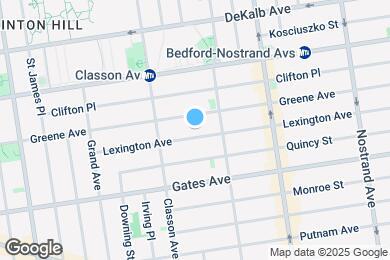 Map image of the property - 105 Lexington Ave
