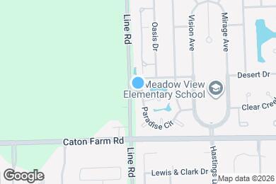 Map image of the property - 2505 Paradise Cir