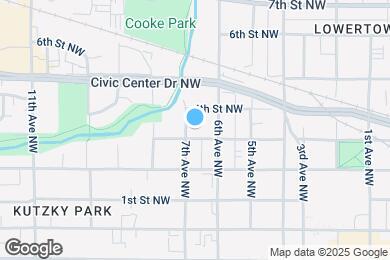 Map image of the property - 621 3rd St NW