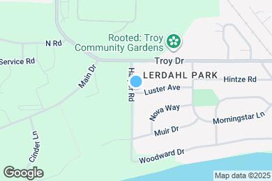 Map image of the property - 402 Luster Ave