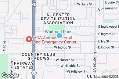 Map image of the property - 222 W Ivyglen St