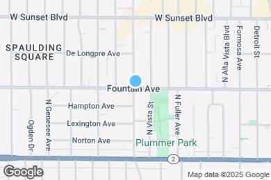 Map image of the property - 7410 Fountain Ave