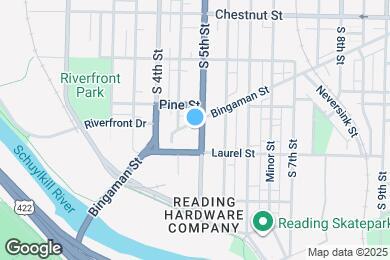 Map image of the property - 424 S 5th St