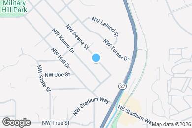 Map image of the property - 1355 NW Deane St