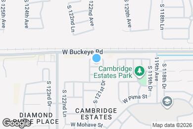 Map image of the property - 12170 W Yavapai Ln