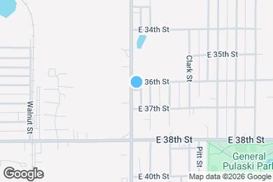 Map image of the property - 3614 Columbus Ave