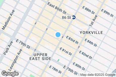 Map image of the property - 250 E 82nd St