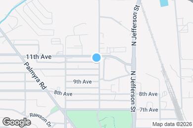 Map image of the property - 1703 N Monroe St