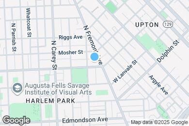 Map image of the property - 1012 W Lafayette Ave