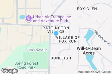 Map image of the property - 5912 Currin Fox Ct