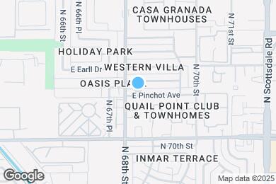 Map image of the property - 6814 E Pinchot Ave