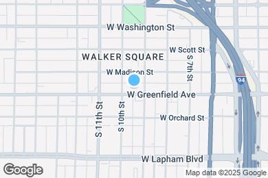 Map image of the property - 916 W Greenfield Ave