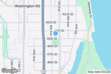 Map image of the property - 712 45th St