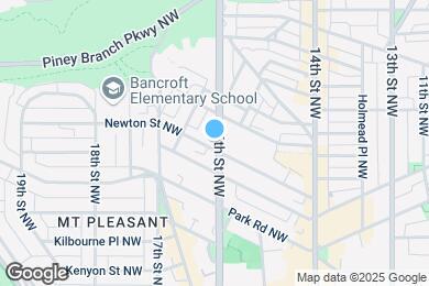 Map image of the property - 3426 16th St NW