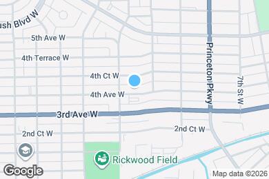 Map image of the property - 1024 4th Ave W