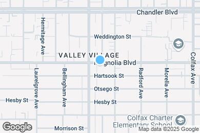 Map image of the property - 12032 Magnolia Blvd