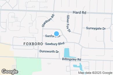 Map image of the property - 2419 Sanford Dr