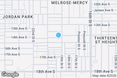 Map image of the property - 1920 14th Ave S