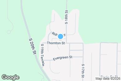 Map image of the property - 1808 Thornton St