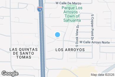 Map image of the property - 868 W Calle Arroyo Norte