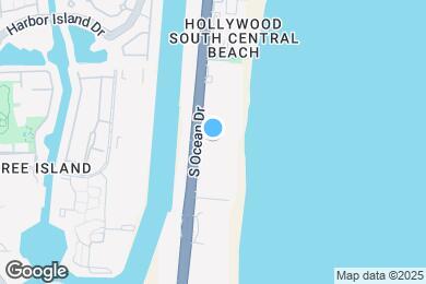 Map image of the property - 3001 S Ocean Dr