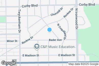 Map image of the property - 1832 Campeau St