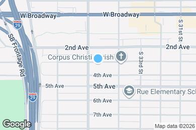 Map image of the property - 3445 3rd Ave