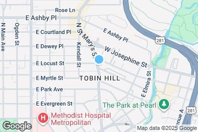 Map image of the property - 2104 N Saint Marys St