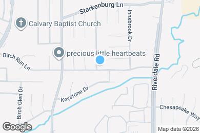 Map image of the property - 6816 Birch Run Ln