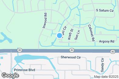 Map image of the property - 1154 Capri Cir