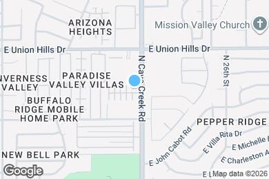 Map image of the property - 18250 N Cave Creek Rd
