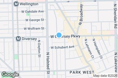Map image of the property - 719 W Diversey Pky