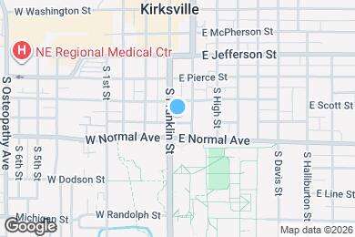 Map image of the property - 105 E Fillmore St