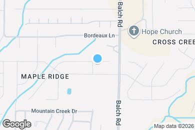 Map image of the property - 213 Ivyleaf Dr