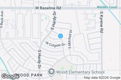 Map image of the property - 805 W Harvard Dr