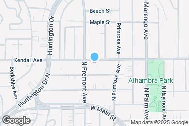 Map image of the property - 2508 Alhambra Rd