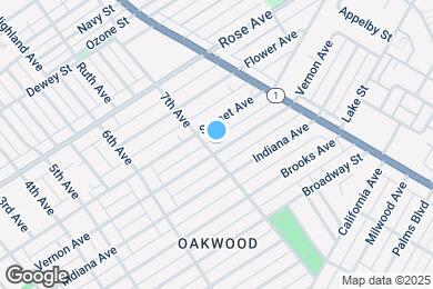 Map image of the property - 707 Vernon Ave