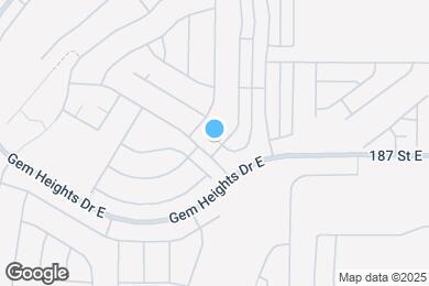 Map image of the property - 18610 96th Ave E