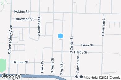 Map image of the property - 295 S Ash St