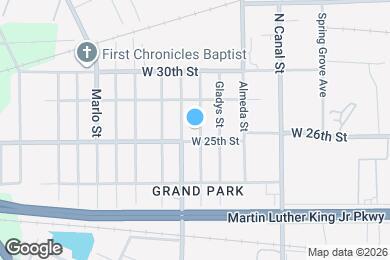 Map image of the property - 3516 Penton St